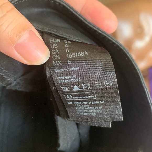 Isabel Marant pour H&M Black Waxed Moto Pants - Picture 12 of 12